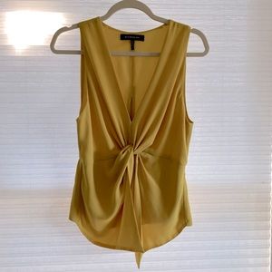 BCBG Sleeveless Knot Top